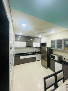 Kitchen Image of 1000 Sq.ft 3 BHK Apartment / Flat for sale in Sarjan Setu Vertica, Gota Ahmedabad for Rs. 11000000