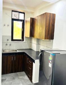 Kitchen Image of 650 Sq.ft 1 BHK Builder Floor for rent in Patel Nagar New Delhi for Rs. 19000