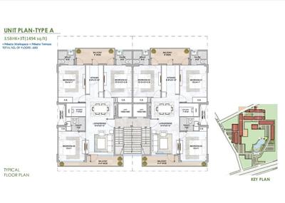 Image of 1494 Sq.ft 3.5 BHK Builder Floor for sale in M3M Soulitude , Sector 89, Gurgaon for Rs. 16000000