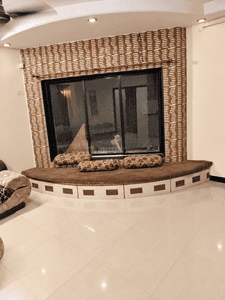 Living Room Image of 1100 Sq.ft 3 BHK Apartment / Flat for rent in Dadar East Mumbai for Rs. 70000