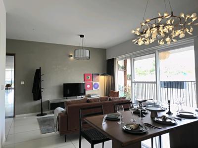 Living Room Image of 1942 Sq.ft 3 BHK Apartment / Flat for sale in Godrej Lakeside Orchard, Chikkakannalli Bengaluru for Rs. 27000000