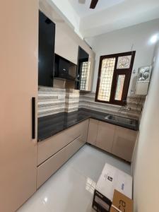 Kitchen Image of 600 Sq.ft 1 BHK Builder Floor for rent in Sector 57 Gurgaon for Rs. 40000