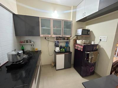Kitchen Image of 1031 Sq.ft 2 BHK Apartment / Flat for rent in Anshul Ballina, Nigdi Pune for Rs. 24000