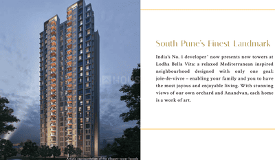 Image of 1400 Sq.ft 3 BHK Apartment / Flat for sale in Lodha Bella Vita, Mohammed Wadi, Pune for Rs. 14500000