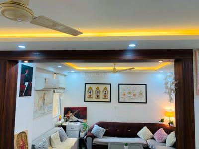 Hall Image of 1050 Sq.ft 3 BHK Apartment / Flat for rent in Anukampa Sky Lounges, Kankha Ki Dhani Jaipur for Rs. 26000