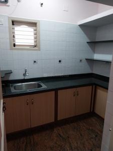 Kitchen Image of 600 Sq.ft 1 BHK Independent House for rent in Yeswanthpur Bengaluru for Rs. 12000