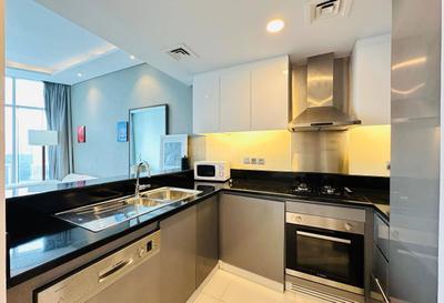 Kitchen Image of 795 Sq.ft 1 BHK Apartment / Flat for sale in Damac Maison Prive by Damac Properties, Business Bay Dubai for Rs. 48100000