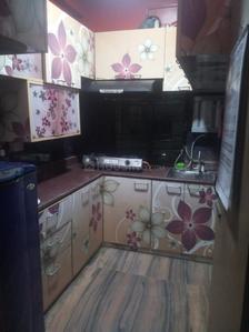 Kitchen Image of 600 Sq.ft 1 BHK Apartment / Flat for rent in Purba Barisha Kolkata for Rs. 15000