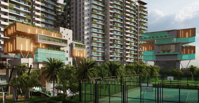Image of 2180 Sq.ft 3 BHK Apartment / Flat for sale in Ananda The Drizzle, Narsingi, Hyderabad for Rs. 18500000