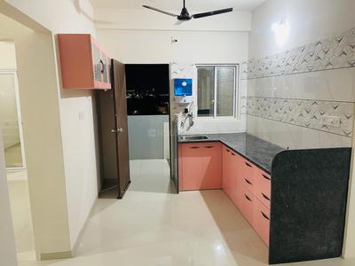 Kitchen Image of 1180 Sq.ft 3 BHK Apartment / Flat for rent in Khodiyar Nagar Vadodara for Rs. 14000