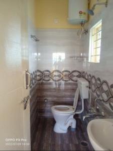 Bathroom Image of 600 Sq.ft 1 BHK Builder Floor for rent in Mahadevapura Bengaluru for Rs. 16000