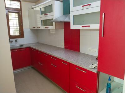 Kitchen Image of 1100 Sq.ft 2 BHK Builder Floor for rent in Sector 49 Gurgaon for Rs. 40000