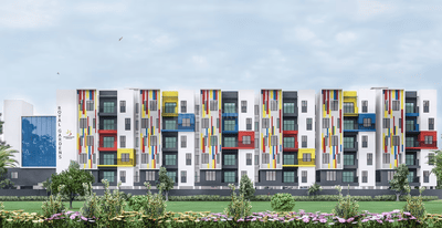 Image of 1235 Sq.ft 3 BHK Apartment / Flat for sale in Marutham Royal Gardens Phase 1, Manimangalam, Chennai for Rs. 5821000