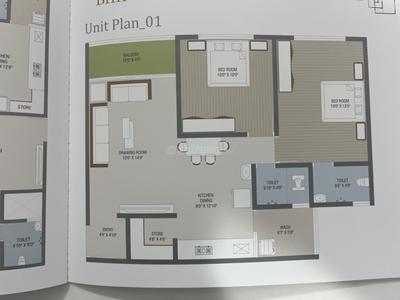 Image of 2070 Sq.ft 3 BHK Apartment / Flat for sale in Nava Naroda, Ahmedabad for Rs. 6700000
