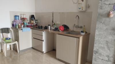 Kitchen Image of 400 Sq.ft 1 RK Apartment / Flat for rent in Hiranandani Solitaire, Thane West Thane for Rs. 31000