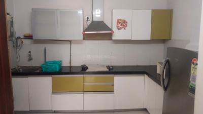Kitchen Image of 1400 Sq.ft 3 BHK Apartment / Flat for rent in Pride World City, Lohegaon Pune for Rs. 43000
