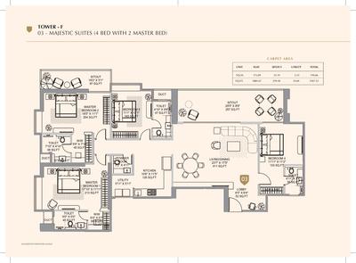 Image of 5400 Sq.ft 5 BHK Apartment / Flat for sale in Kolte Patil 24K Sereno, Baner, Pune for Rs. 65000000