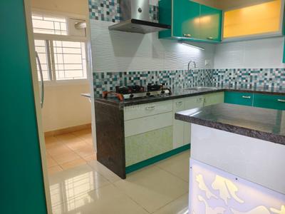 Kitchen Image of 1600 Sq.ft 3 BHK Apartment / Flat for rent in Valmark Aastha, Kalena Agrahara Bengaluru for Rs. 64000