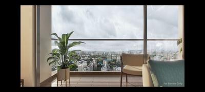 Balcony Image of 1713 Sq.ft 3 BHK Apartment / Flat for sale in Codename The Crown, Chinchwad Pune for Rs. 16000000