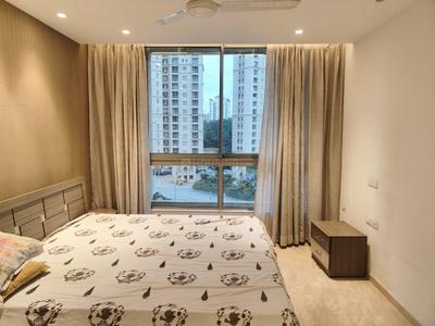 Bedroom Image of 1450 Sq.ft 3 BHK Apartment / Flat for rent in Lake Enclave, Hiranandani Estate Thane for Rs. 100000