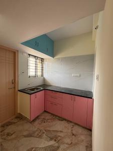 Kitchen Image of 550 Sq.ft 1 BHK Apartment / Flat for rent in Singasandra Bengaluru for Rs. 22000