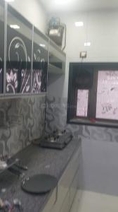 Kitchen Image of 650 Sq.ft 1 BHK Apartment / Flat for rent in Mulund West Mumbai for Rs. 30000