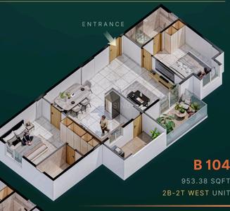 Image of 1428 Sq.ft 3 BHK Apartment / Flat for sale in Kadugodi, Bengaluru for Rs. 11424000