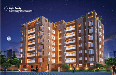 Image of 1725 Sq.ft 2.5 BHK Apartment / Flat for sale in Kapis Lotus Crystal, Chandrasekharpur, Bhubaneswar for Rs. 15500000