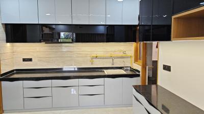Kitchen Image of 2376 Sq.ft 3 BHK Apartment / Flat for sale in Radhe Infinity, Kudasan Gandhinagar for Rs. 14000000
