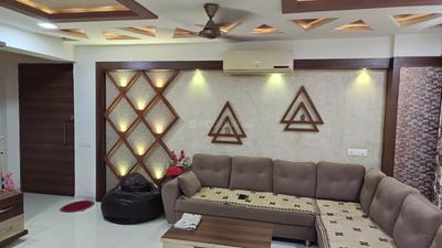 Living Room Image of 2142 Sq.ft 3 BHK Apartment / Flat for sale in Hari Aalayam, Sargasan Gandhinagar for Rs. 11500000