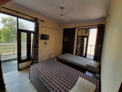 Bedroom Image of Double sharing with 3 time meal starting 13500/* in Malviya Nagar, New Delhi