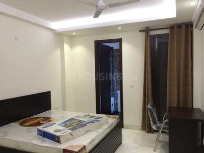 Bedroom Image of 798 Sq.ft 2 BHK Builder Floor for rent in Saket New Delhi for Rs. 15500