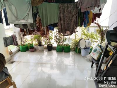Balcony Image of 2200 Sq.ft 4 BHK Apartment / Flat for rent in TVH Taus, Egattur Chennai for Rs. 40000