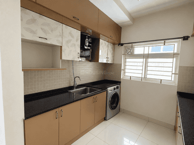 Kitchen Image of 942 Sq.ft 2 BHK Apartment / Flat for rent in Brigade Panorama, Kambipura Bengaluru for Rs. 36000