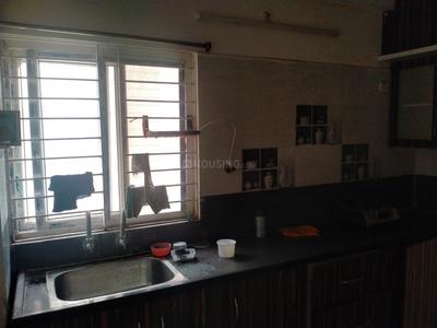 Kitchen Image of 1500 Sq.ft 3 BHK Apartment / Flat for rent in JK Poojithas Waterfront, Tadepalli Vijayawada for Rs. 27000