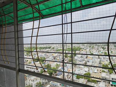 Balcony Image of 1400 Sq.ft 3 BHK Apartment / Flat for sale in Jainam Sky Memories, Manjalpur Vadodara for Rs. 8000000