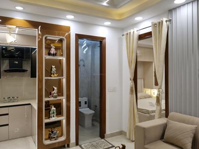 Living Room Image of 600 Sq.ft 2 BHK Apartment / Flat for sale in Hans Builders Floor, Dwarka Mor New Delhi for Rs. 3700000