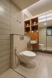 Bathroom Image of 1250 Sq.ft 3 BHK Apartment / Flat for sale in Shreenath Shaligram, Atladara Vadodara for Rs. 5300000