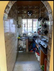 Kitchen Image of 820 Sq.ft 2 BHK Apartment / Flat for sale in Baguiati Kolkata for Rs. 2100000