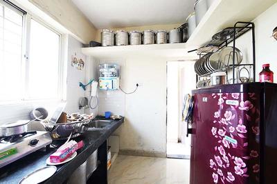 Kitchen Image of 450 Sq.ft 1 BHK Apartment / Flat for sale in Fursungi Pune for Rs. 1700000
