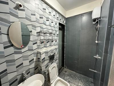 Bathroom Image of 700 Sq.ft 1 BHK Apartment / Flat for rent in DSS Mahavir Spring, Thane West Thane for Rs. 33500