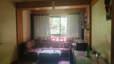 Living Room Image of 600 Sq.ft 1 BHK Apartment / Flat for rent in Kalwa Thane for Rs. 20000