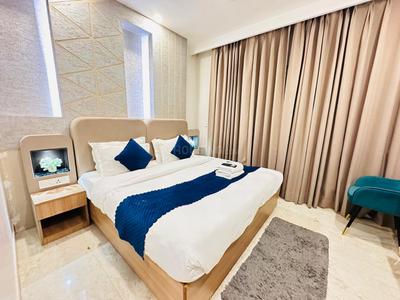 Bedroom Image of 600 Sq.ft 1 BHK Builder Floor for rent in Sector 41 Gurgaon for Rs. 40000