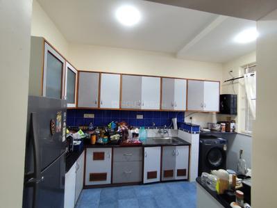 Kitchen Image of 1250 Sq.ft 2 BHK Apartment / Flat for rent in Prestige Palms, Whitefield Bengaluru for Rs. 62000