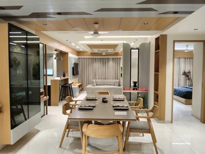 Dining Area Image of 3868 Sq.ft 4 BHK Apartment / Flat for sale in Shaligram Luxuria, Ambli Ahmedabad for Rs. 33600000