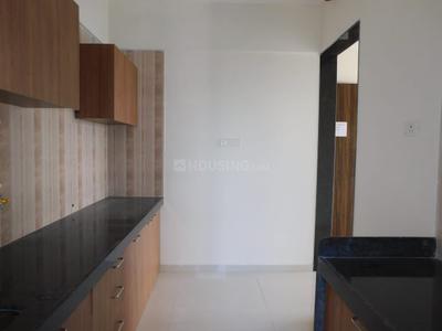 Kitchen Image of 750 Sq.ft 2 BHK Apartment / Flat for rent in Sheth Zuri, Thane West Thane for Rs. 35000