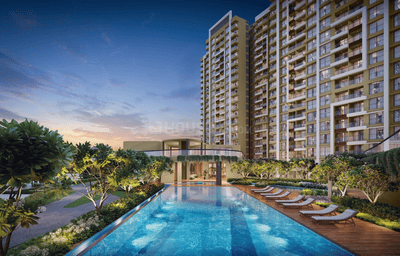 Image of 1096 Sq.ft 2 BHK Apartment / Flat for sale in Joyville Vyomora Phase 1, Maan, Pune for Rs. 8400000