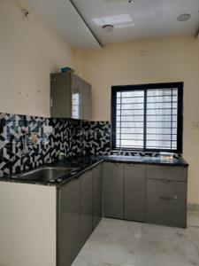 Kitchen Image of 1000 Sq.ft 1 BHK Builder Floor for rent in Mahalakshmi Nagar Indore for Rs. 13000
