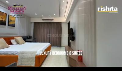 Bedroom Image of 1550 Sq.ft 3 BHK Apartment / Flat for sale in Rishita Mulberry Heights, Sushant Golf City Lucknow for Rs. 16577768