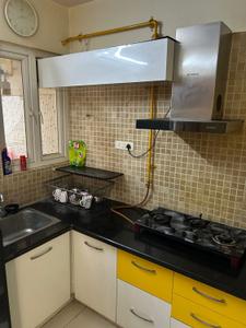 Kitchen Image of 1200 Sq.ft 2 BHK Apartment / Flat for rent in Pacifica Reflections, Vaishno Devi Circle Ahmedabad for Rs. 35000